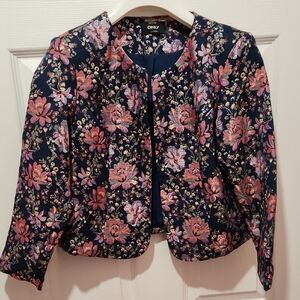 Only Blue and Pink Floral Blazer